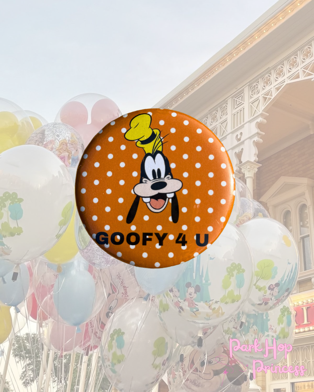 goofy 4 u button