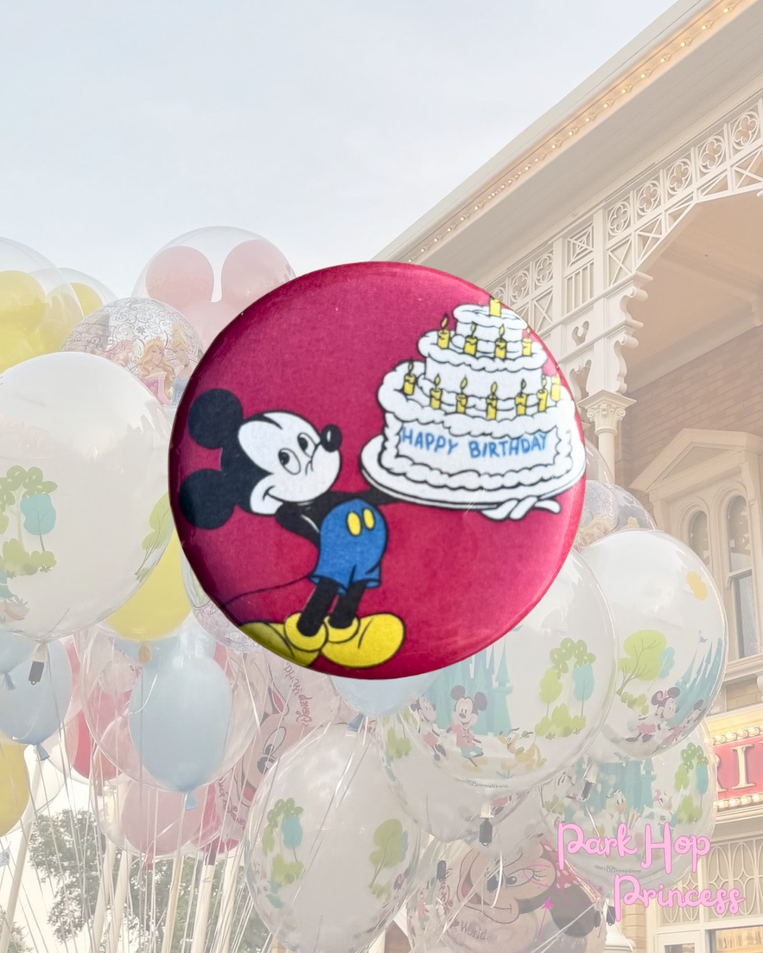 mouse birthday button
